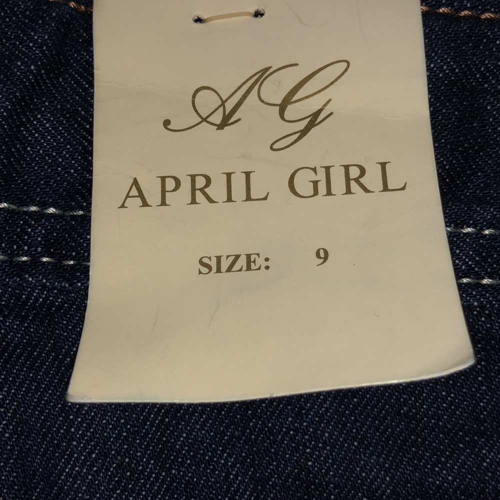 April Girl jean denim cutoff shorts - Picture 3 of 5